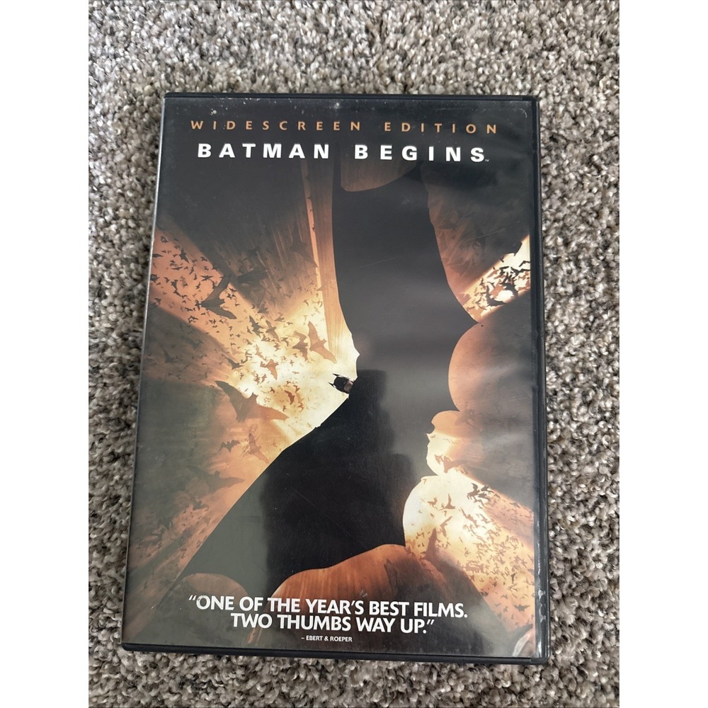 Batman Begins DVD, Widescreen, 2005 Christian Bale, Christopher Nolan